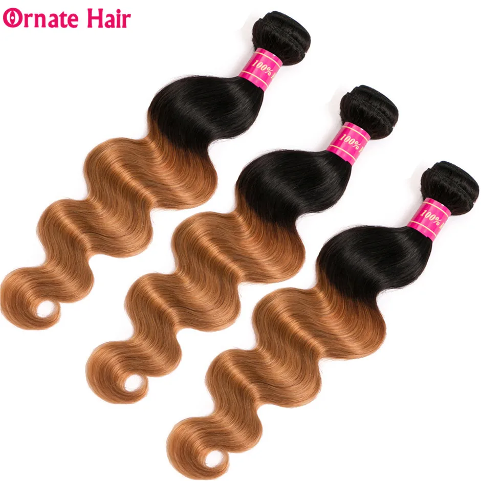 Ornate Hair Extension Ombre Body Wave Hair Bundles 100% Human Hair Brazilian Hair Weave 3 Bundles Deal Non Remy 12-24 inch Ornate Hair Extension Ombre Body Wave Hair Bundles 100% Human Hair Brazilian Hair Weave 3 Bundles Deal Non Remy 12-24 inch