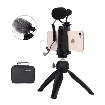 

Comica Smartphone Video Kit CVM-VM10-K2 Mini Tripod with Video Microphone Video Rig for iPhone X 8Plus 8 7Plus 7 HUAWEI Sumsung