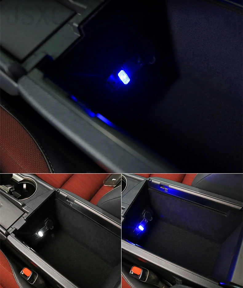 USB мини беспроводной автомобильный интерьерный светильник, декоративный мягкий светильник для Lexus NX серии NX300H NX200T