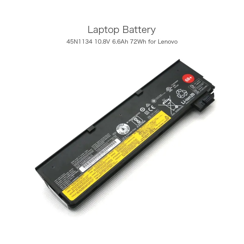 

10.8V 6.6Ah 72Wh 68+ 45N1134 45N1777 Laptop Battery for Lenovo ThinkPad X240 X250 T440 T440s T450 T450s T550 T560 Tablet PC