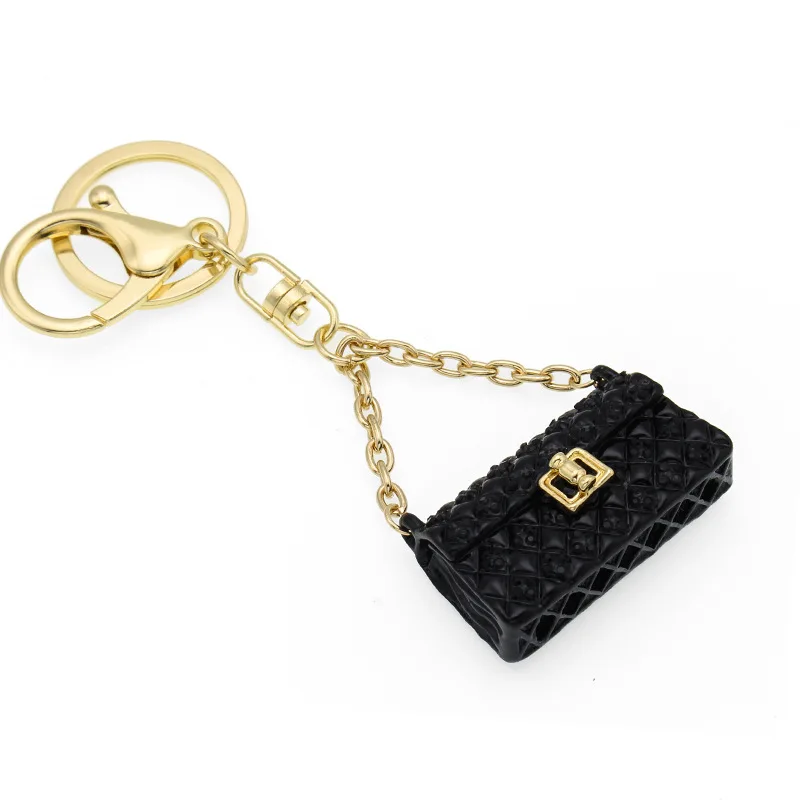 Mini Bolso pequeño de moda de linni llavero de diamantes de imitación llavero bolso colgante Bijuteria Feminina recuerdo llaveros mujer