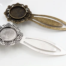 Новая мода 2 шт 18 мм внутренний размер античная бронза и серебро Винтажный стиль ручной работы Закладка кабошон базовая Камея Установка