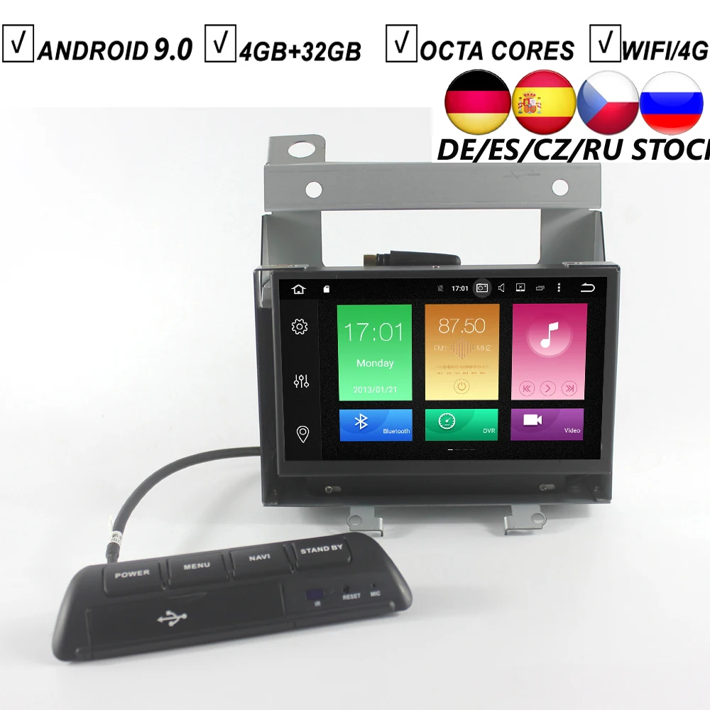 Автомобильный DVD gps плеер Freelander 2 Android 9,0 Авто СБ Navi для Land Rover Freelander 2 DAB+ 4G ram+ 64G rom+ Mirror Link DAB+ DVR HD