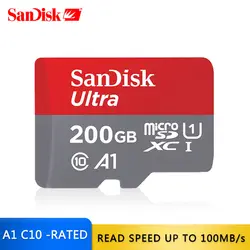 SanDisk microsd карты 200 ГБ карты памяти 200 ГБ Class10 TF карты C10 microsd UHS-I U1 Бесплатная доставка картао де memoria