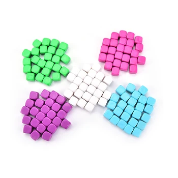 

25pcs 16mm BBQ Party Game Gambling Education Acrylic High Quality Blank Six Sided D6 D RPG Fun Family