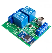 2 canal relé módulo bluetooth 4.0 ble para apple android telefone iot