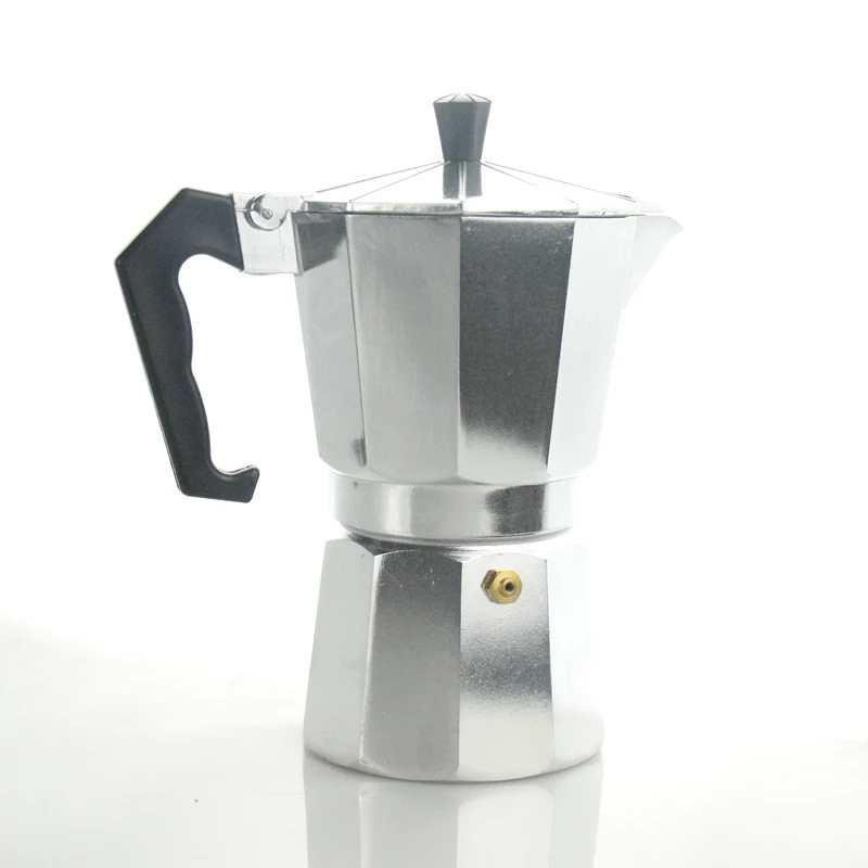 

1 PC Free Shipping Espresso Coffee Maker 3 cups Counted Aluminum moka pot/coffee maker