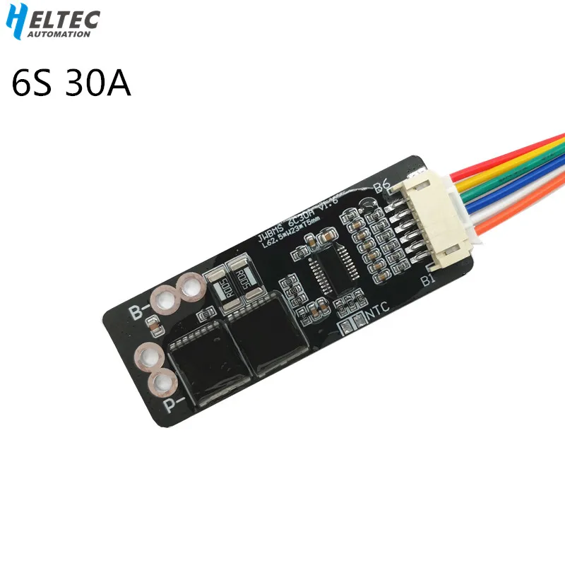 6S 30A BMS плата с NTC Для 3 7 в тройной литиевой батареи Защитная плата/BMS 7S|Аксессуары