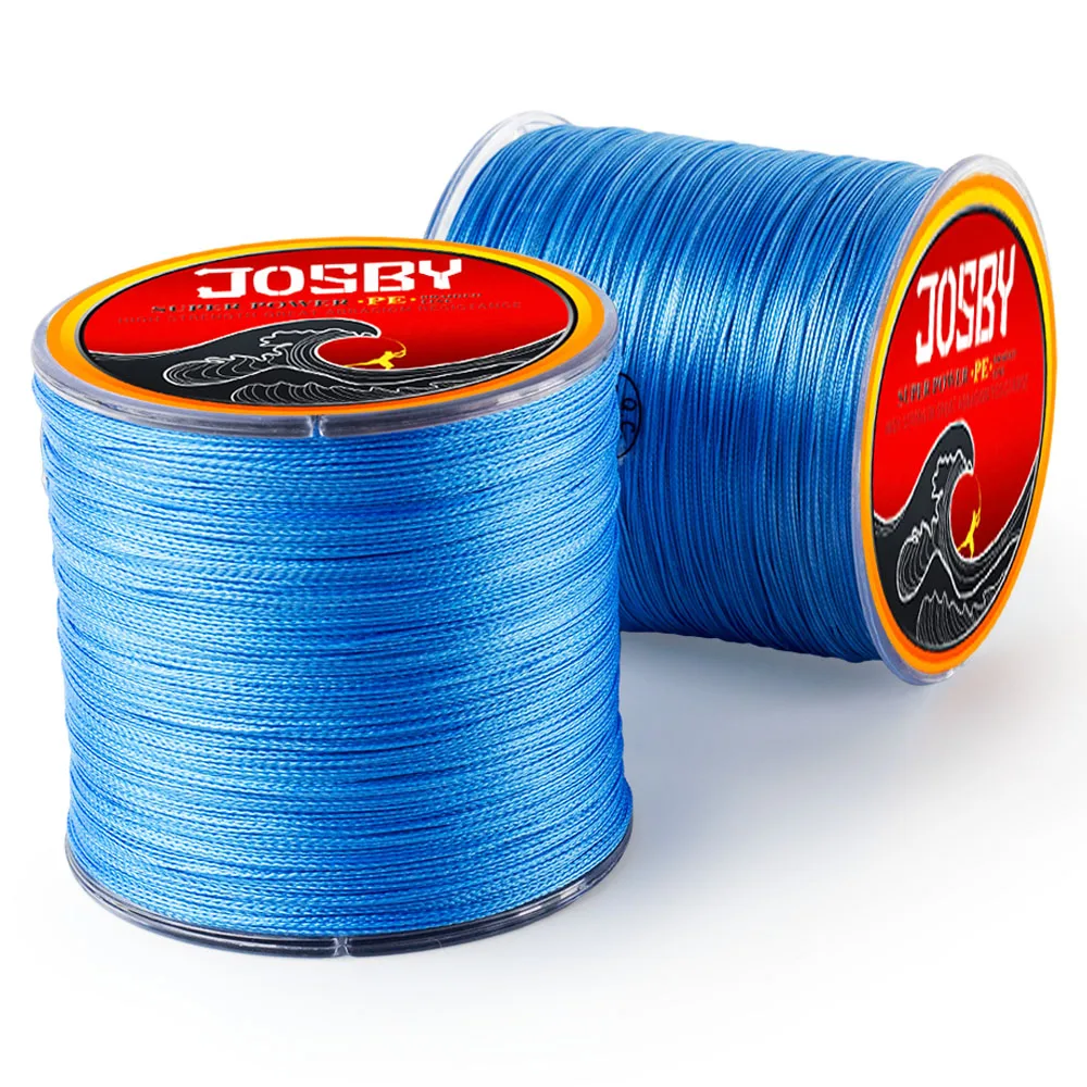 Новинка JOSBY PE многоцветная плетеная рыболовная леска 4 нити 500 м морская супер
