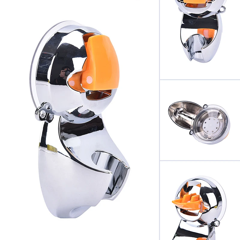 360 Degree Rotate Shower Head Holder Adjustable Shower Head Holder Sucker Mounted Sucker Bracket