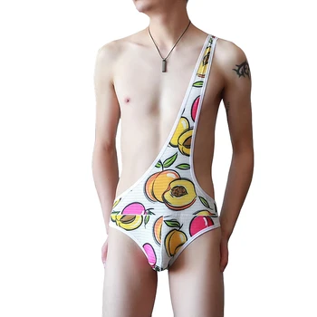 

KWAN.Z men's briefs men underwear cartoon printing breathable ropa interior hombre mesh cueca masculina gay male underwear sexy