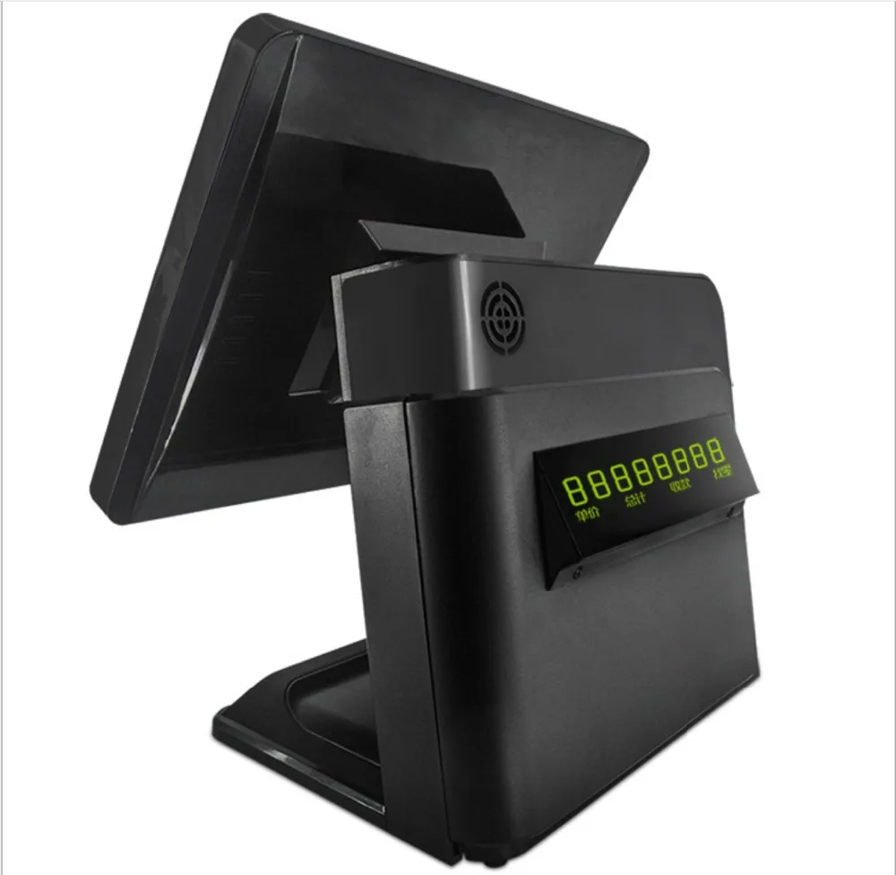 

all in one pos terminal/ barebone pc 15 inch pos display with label printer
