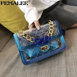 FEMALEE 2 шт. комплект прозрачная сумка мода Композитный прозрачная сумочка офисные женские туфли курьерские сумки летние Chanells для женщин