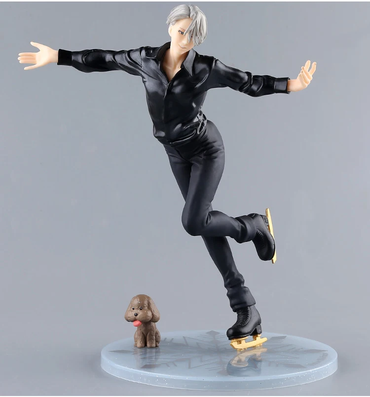 23 см 2018 аниме фигурки Yuri On Ice игрушки фигурка Виктора Никифорова модели из ПВХ