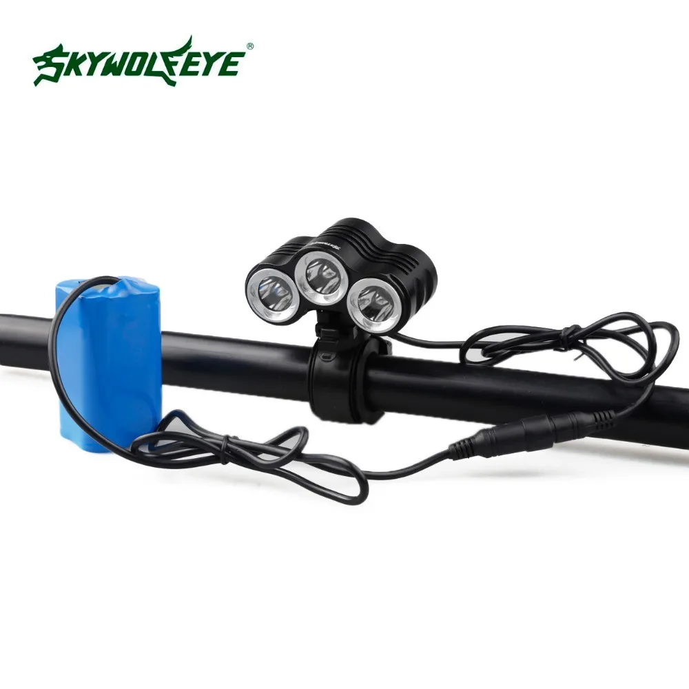 

SKYWOLFEYE high power bicycle light LED headlight portable rechargeable headlamp