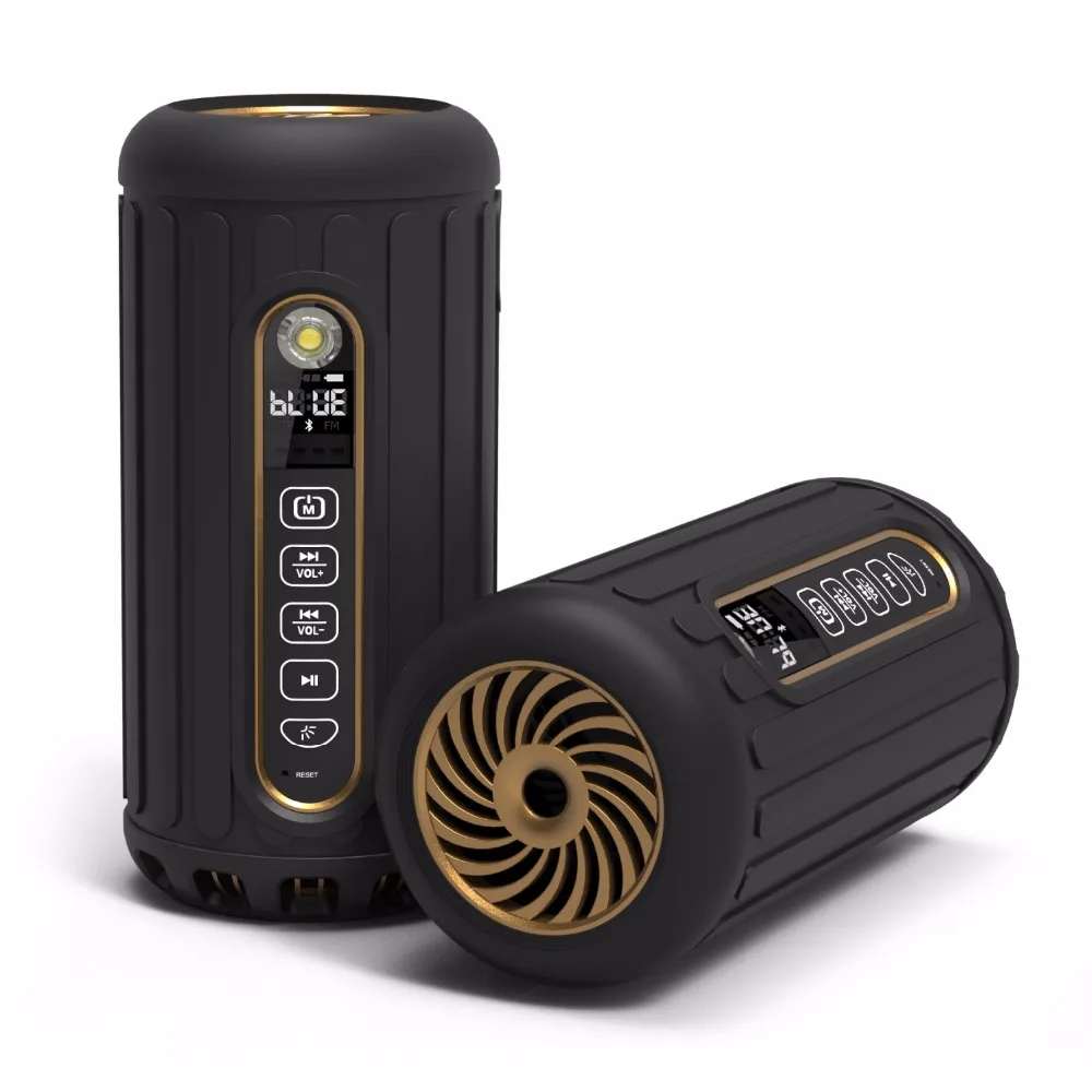 baratas Ciclismo ao ar livre sem fio bluetooth speaker subwoofer speaker 6600 mah portátil para android e Iphone mountain bike