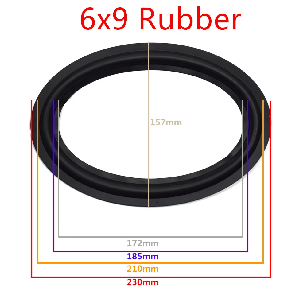 6x9 Inch Speaker Rubber Surround Subwoofer Repair Accessories General Folding Edge Diy Woofer Ring | Электроника
