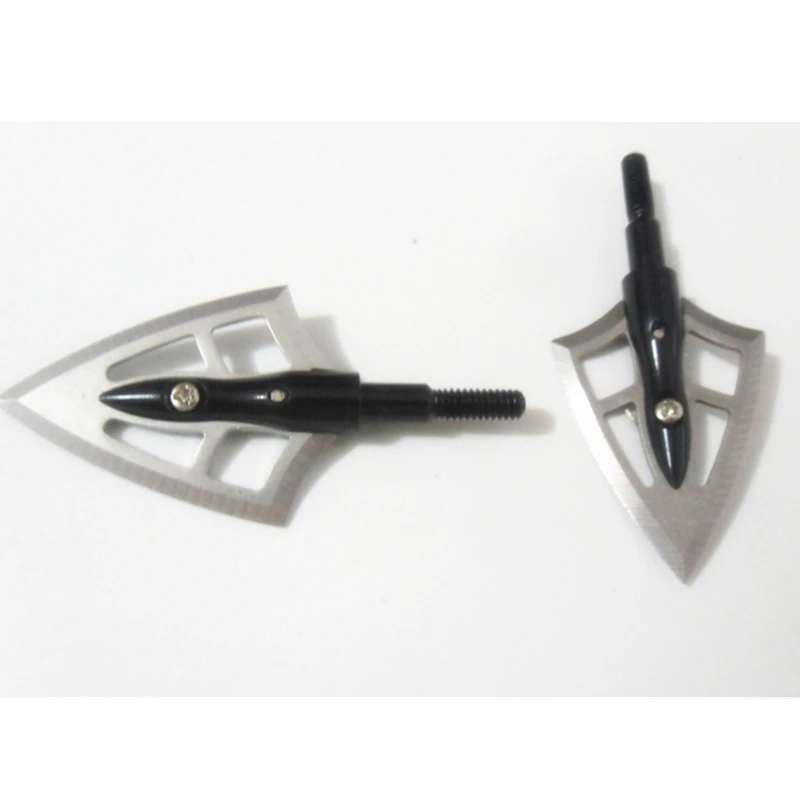 Preise 12 Pcs Mars Jagdspitzen Bogenschießen Pfeilspitze für Bogen und Pfeil Jagd 2 Klingen