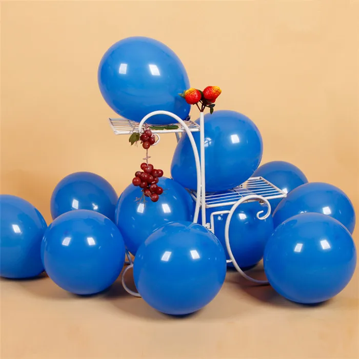 10 шт прозрачные латексные шары, прозрачные шары для свадьбы, романтические надувные воздушные шары, свадебные украшения, воздушные шары для дня рождения - Цвет: 2.2g Matte D29 Blue