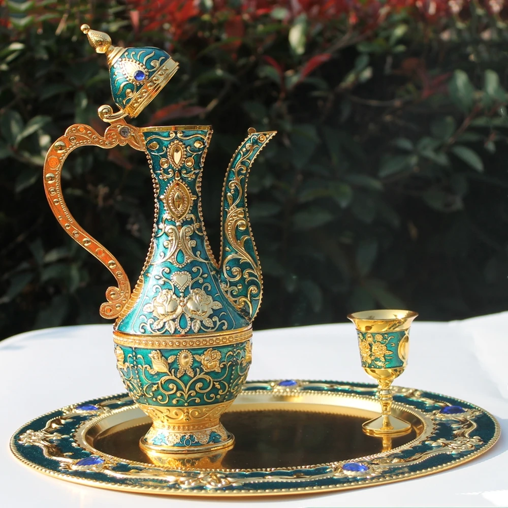 Набор Винный из цинкового сплава с цветочным узором 12 дюймов|wine set|set wineset fashion |