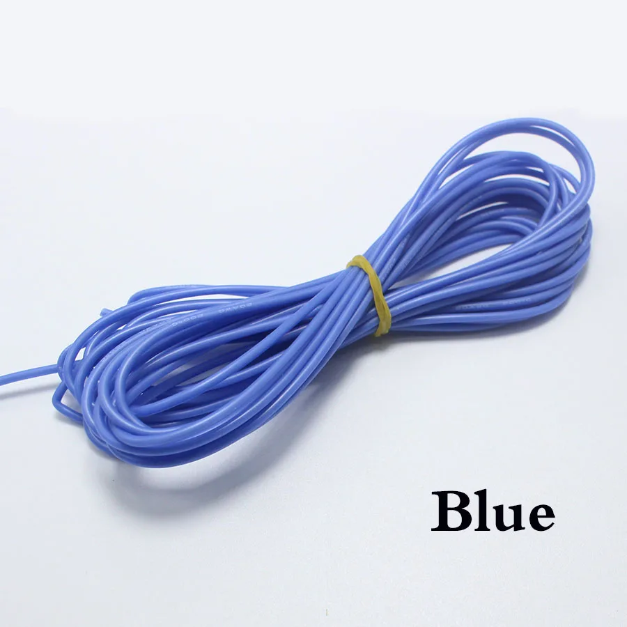 5 метров 26 AWG гибкий силиконовый провод RC кабель 26AWG 30/0. 08TS OD 1,5 мм луженая медная проволока с 10 цветами на выбор