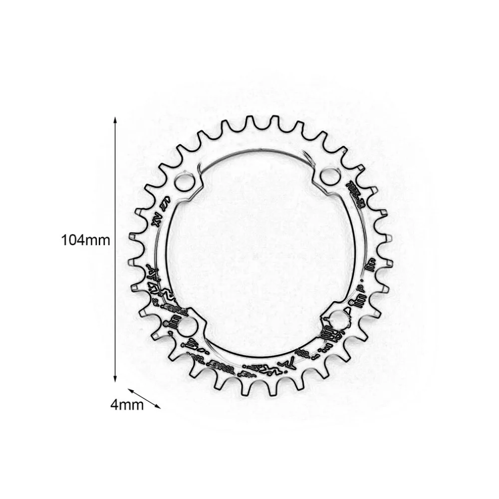 Велосипед MTB широкий Овальный Круглый 32 т/34 Т/36 т/38 т кольцо в виде цепочки узкий широкий велосипед Звездочка круг шатуны плиты велосипедов