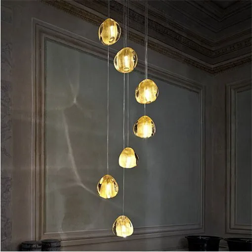 Mizu-7-Light-Pendant-by-Nicolas-Terzani-from-Terzani-Suspension-Lamp-Chandelier-Gold-Transparent-Lighting-Fixture