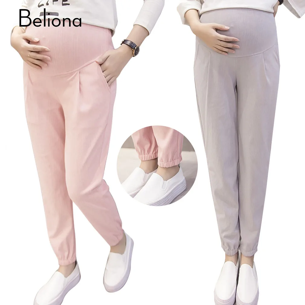 

4 Color Harem Pants for Pregnant Women Casual Maternity Trousers 2017 Summer Pregnancy Clothes for Spring Autumn Clothing