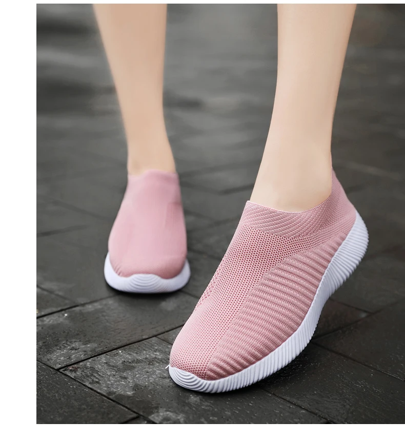 Victoria's Vogue Women Shoes Knitting Sock Sneakers Women Spring Summer ...