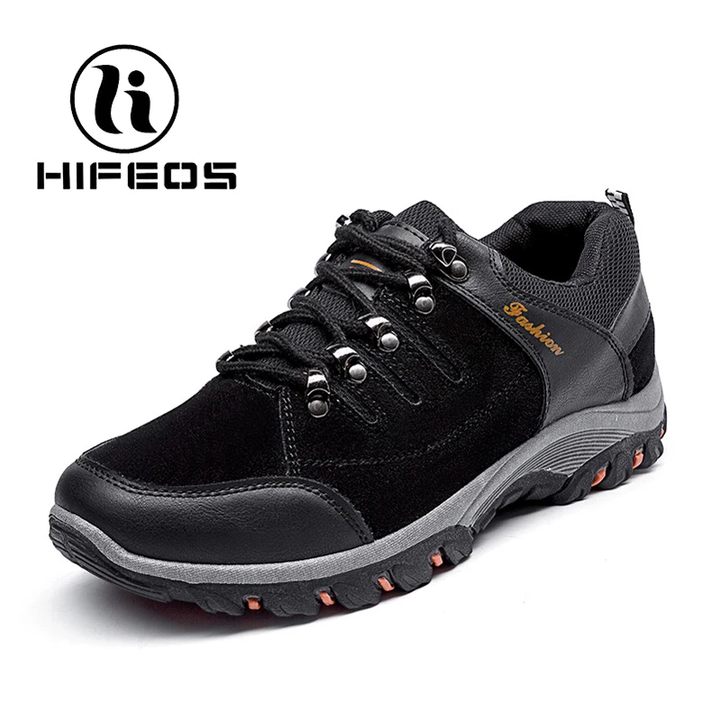 

HIFEOS sneaker for men hiking shoes outdoor autumn and winter men's breathable non-slip climbing boots mountaineer trekking M090