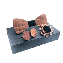 Деревянный лук галстук Брошь Запонки мужские s бабочка галстук вечерние галстуки для мужчин деревянный галстук-бабочка Галстуки Gravatas corbatas специальная ссылка