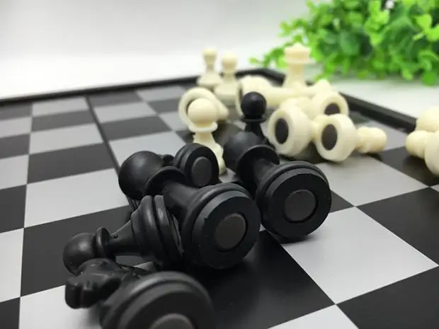 Набор Магнитных шахматных предметов в стиле Staunton коллекция Chessmen Портативная