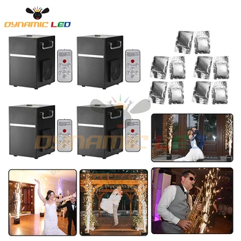 

Dynamic 400W Cold Spark Firework Machine Dmx Remote Control Smokeless Sparkular For Wedding