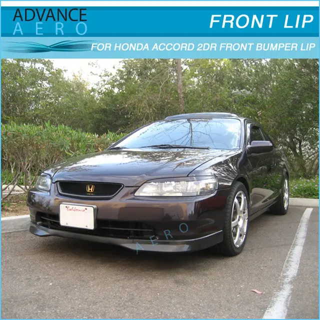 For 98 99 00 Honda Accord Coupe 2dr T R Style Urethane Front Per For 98 99 00 Honda Accord Coupe 2dr T R Style Urethane Front Per Lip Spoiler Pu