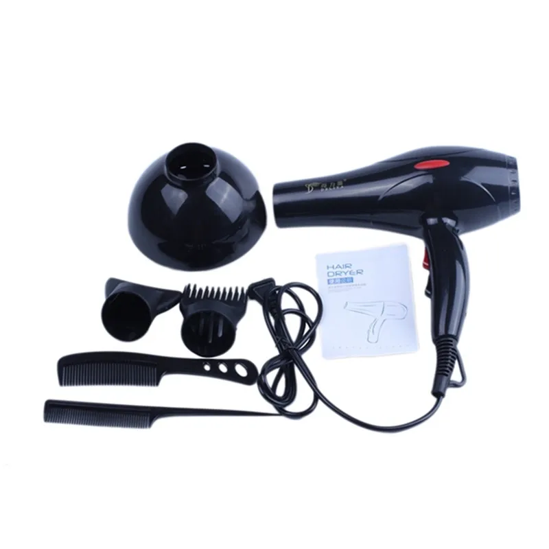 

6-piece Hair Dryer 2200W Household Hair Dryer Diffuser/Comb Salon US Plug