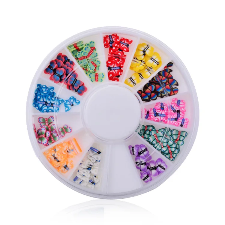 1 коробка любовь 12 цветов 3 мм стразы для дизайна ногтей колеса DIY Декоративные наклейки для ногтей 3D инструменты для маникюра - Цвет: 035