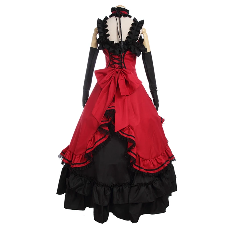 Customized available Red Madam Anime cosplay Black Butler Cosplay anime Costumes Fancy Party Dress for Halloween Christmas Gift (1)