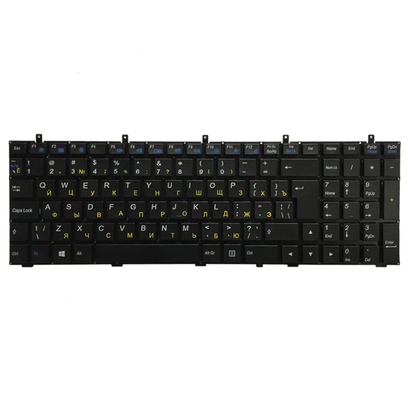  Russian Keyboard for DNS Clevo W370ET W350ET W370STQ W350ST W355 W670SC W350SS W670SR RU laptop KEY