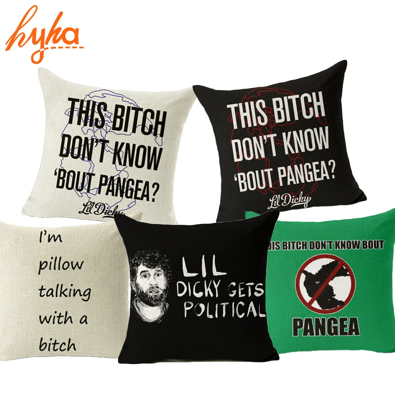 Hyha Pillow Talking Cushion Cover Simple I'm Pillow Talking With Bitch