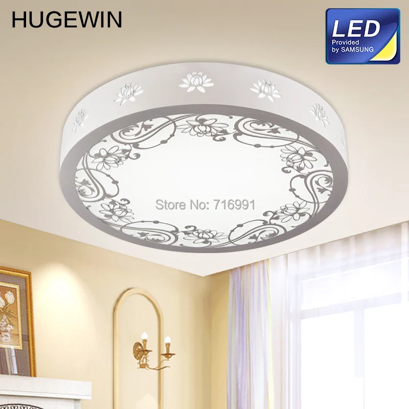 Wood Cover 24w 6000k Led Ceiling Light Samsung Chips For