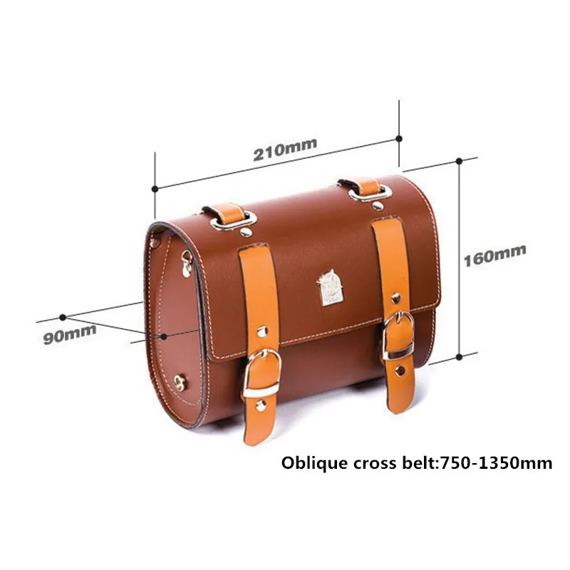 Cheap Retro Bicycle Front Bag Saddle Handlebar Bag Front Seat  Pouch MINI Storage Bag FZB010 0