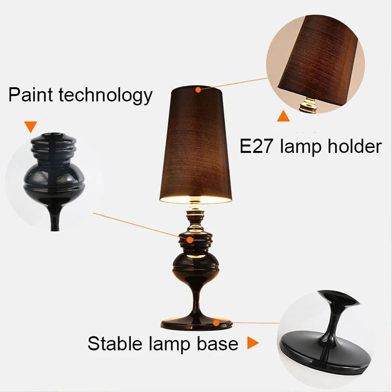 Candeeiros de Mesa Luzes da Mesa Modernos Sala Estar Quarto Cabeceira Lâmpada Leitura Ouro Prata Abajur Estilo Nórdico E27 220 v 110 11 110 v luzes da mesa sala estar