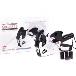 MX-H813 одной линии 8 цифр ценовая машинка labeller ценник Tagging Маркировка Цены Gun Labeler