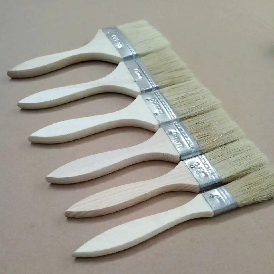Manufacturers High Quality wooden handle paint brush imitation pig