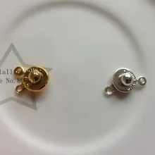 8MM 40Pcs Silver & Gold Color Jewelry Clasps & Hooks For Necklace & Bracelet Clasp Jewelry Findings & Accessories