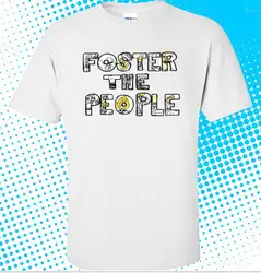 Новый Фостер люди логотип Для мужчин; белая футболка Размеры S к 3XL футболка унисекс более Размеры и Цвета Письмо Топ футболка