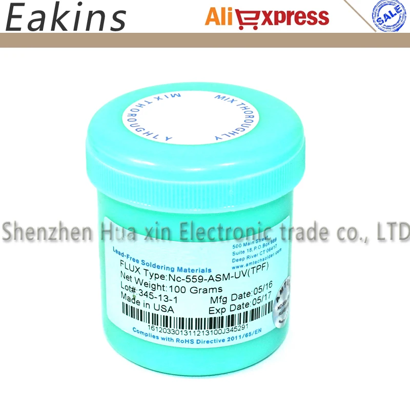 Najtaniej Darmowa wysyłka spawanie flux wklej NC 559 ASM UV (łączników rur i przewodów rurowych) lutowie bezołowiowe wklej bez czyste strumień 100g lutowania Flux