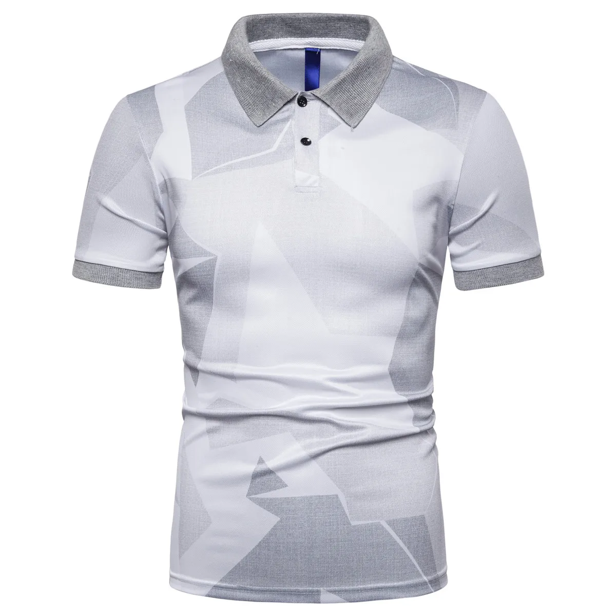 Miicoopie мужские рубашки поло с коротким рукавом большие области в цветные кадраты повседневные брендовые рубашки поло