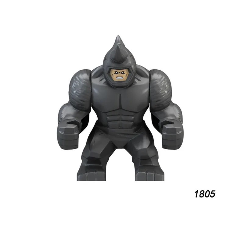 

Single Sale Super Heroes Star Wars 1805 Rhino Model Building big Blocks Figure Bricks Toys kids gifts Compatible Legoed Ninjaed