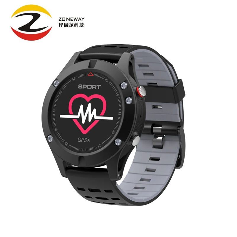 Zonway 2018 F5 GPS часы монитор сердечного ритма мультиспортивный режим OLED высотомер